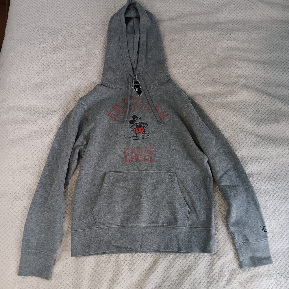 Disney X American Eagle‎ Hoodie Mens Size M Mickey Mouse Sweatshirt  *Read*